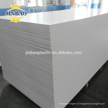 JINBAO 3mm polychrome film de mousse panneau / panneau en plastique feuille pvc